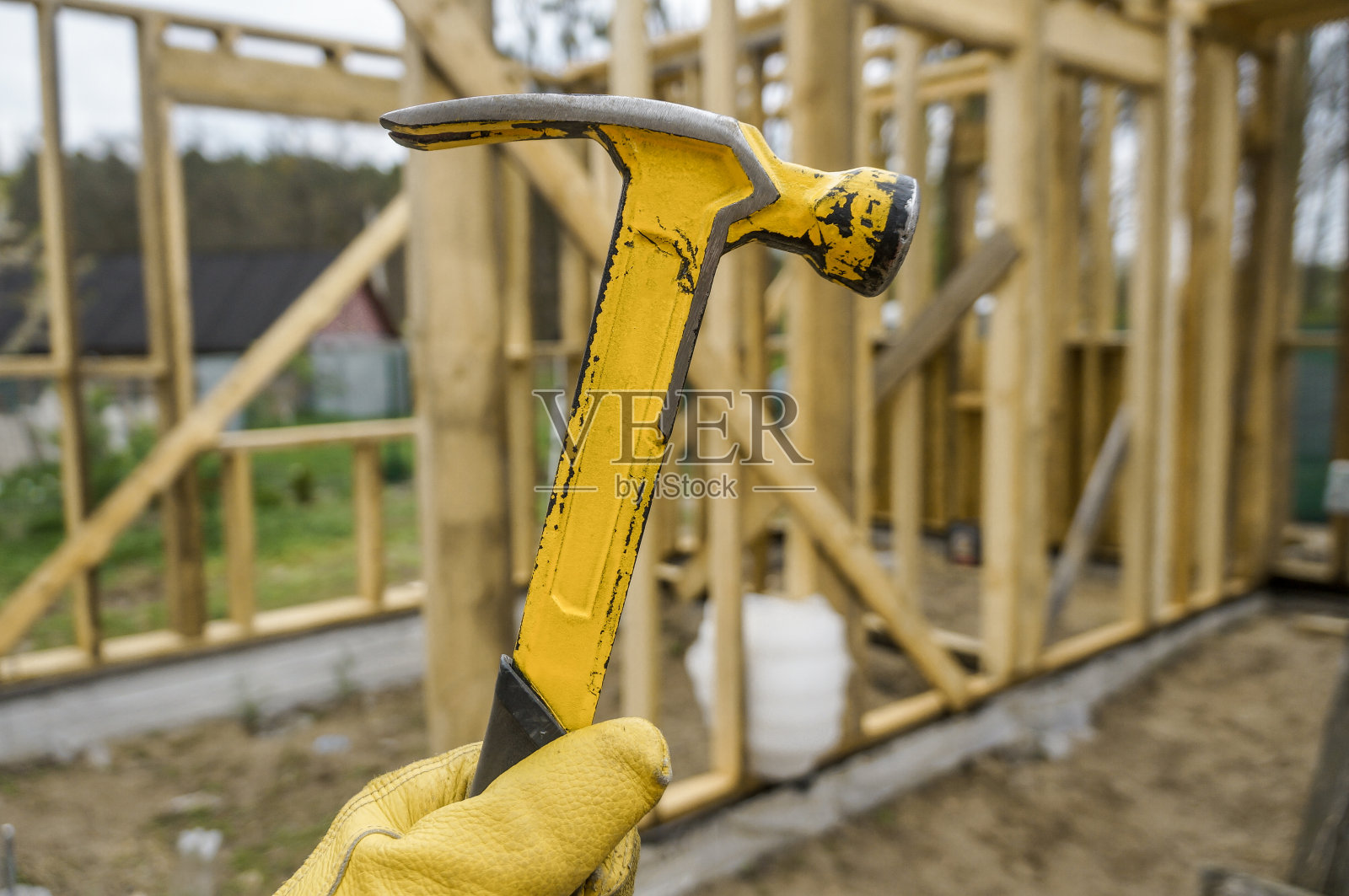 房子锤照片摄影图片