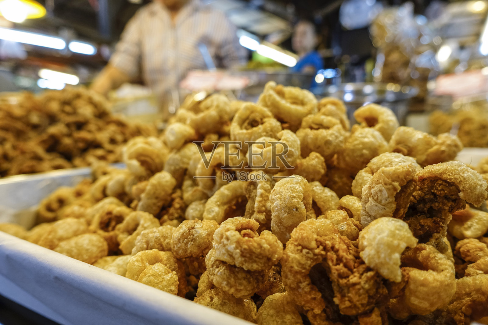 泰国南邦的市场摊位照片摄影图片