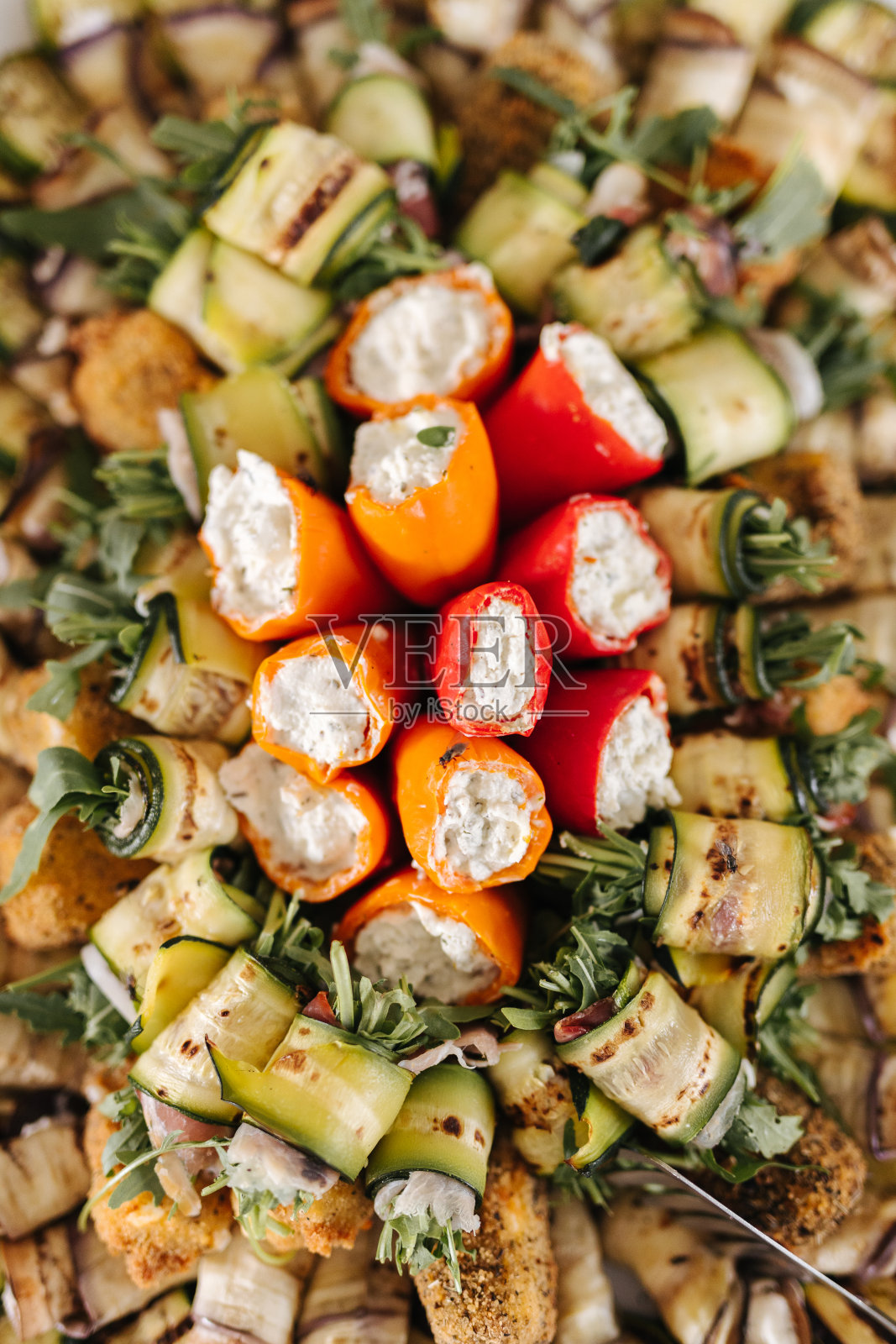 婚礼上美味的开胃菜照片摄影图片
