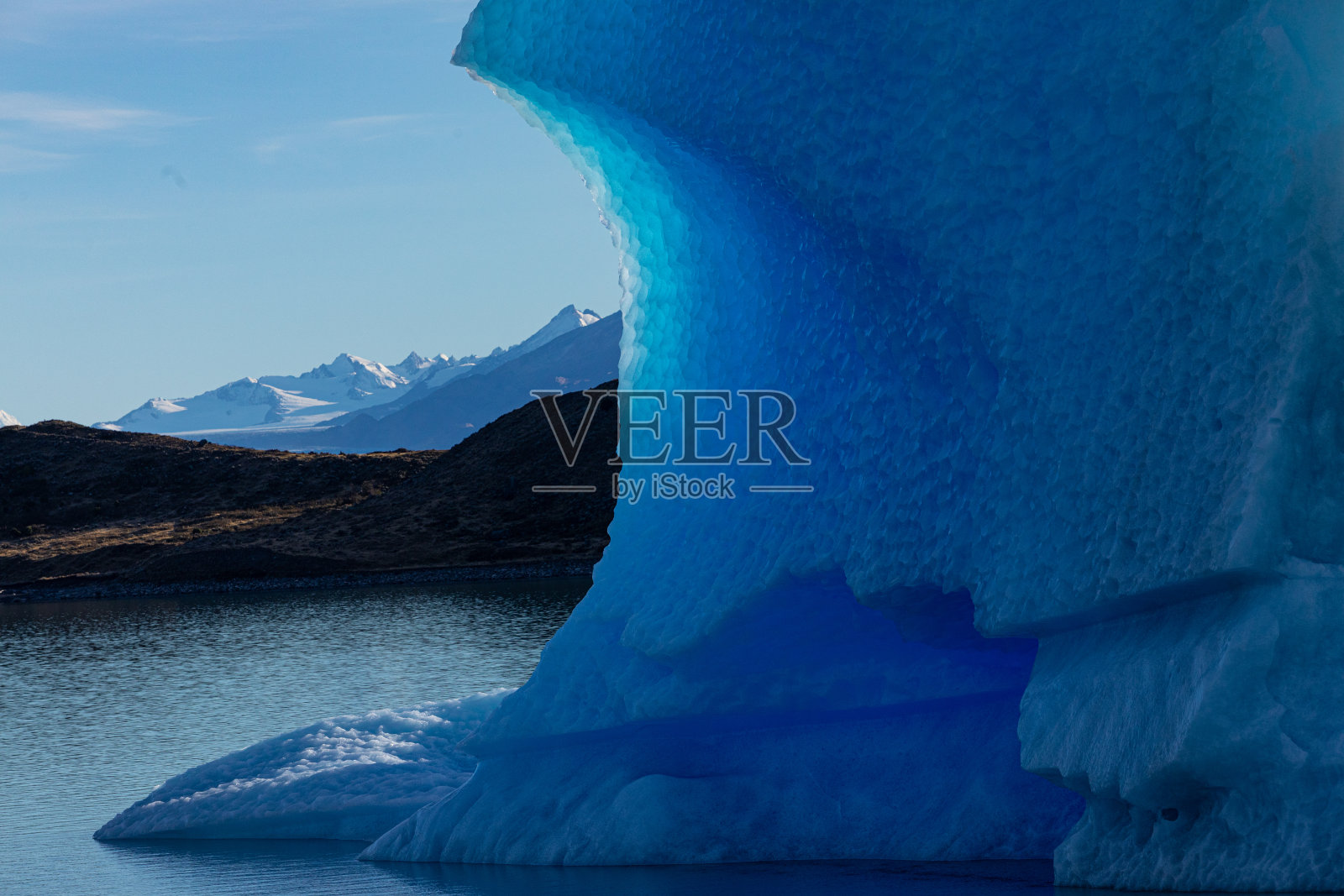 阿根廷巴塔哥尼亚的莫雷诺冰川照片摄影图片