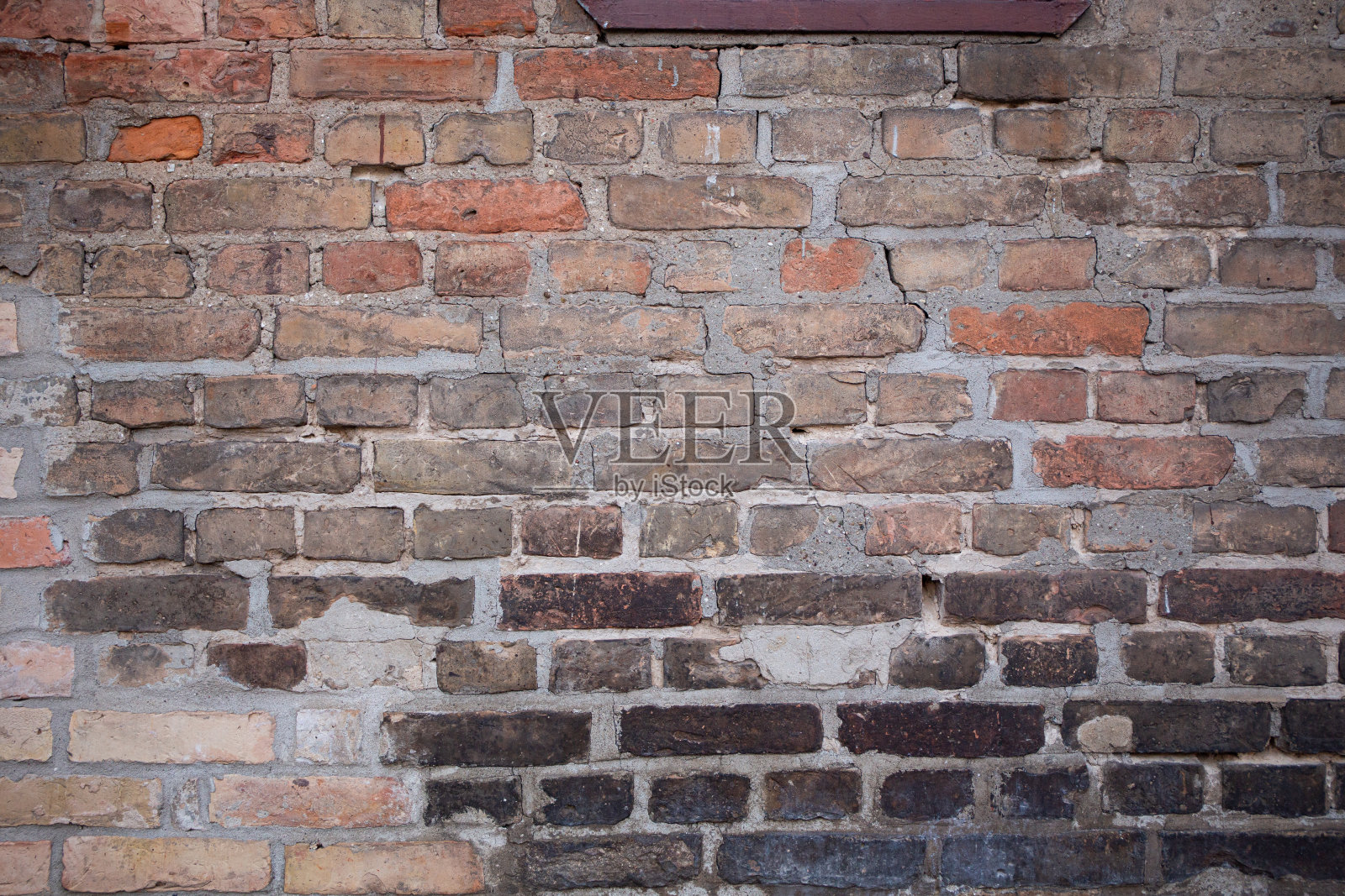 旧建筑的红砖墙。照片摄影图片