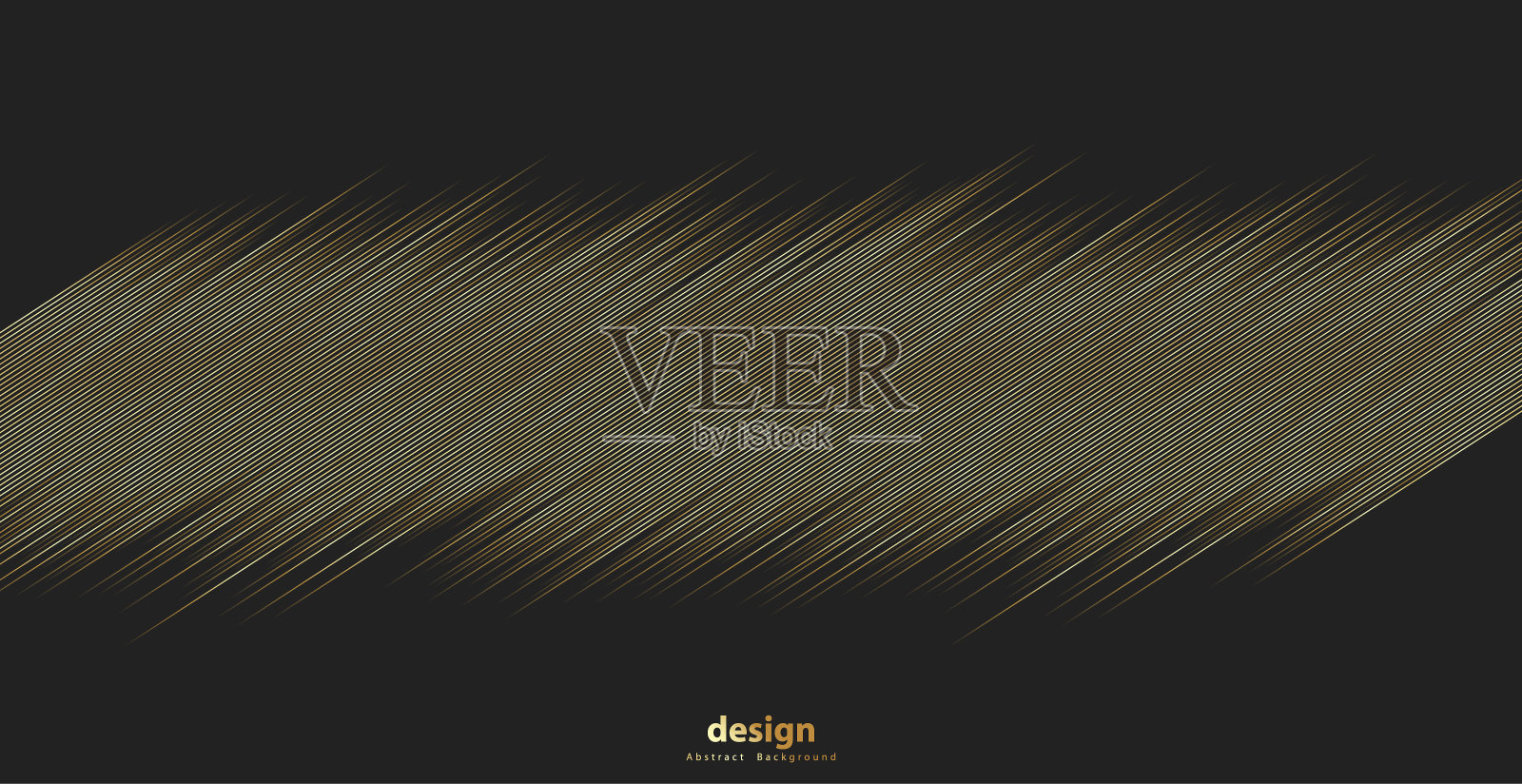 抽象的金色豪华色彩背景与对角线为您的设计。现代豪华的概念。矢量图插画图片素材