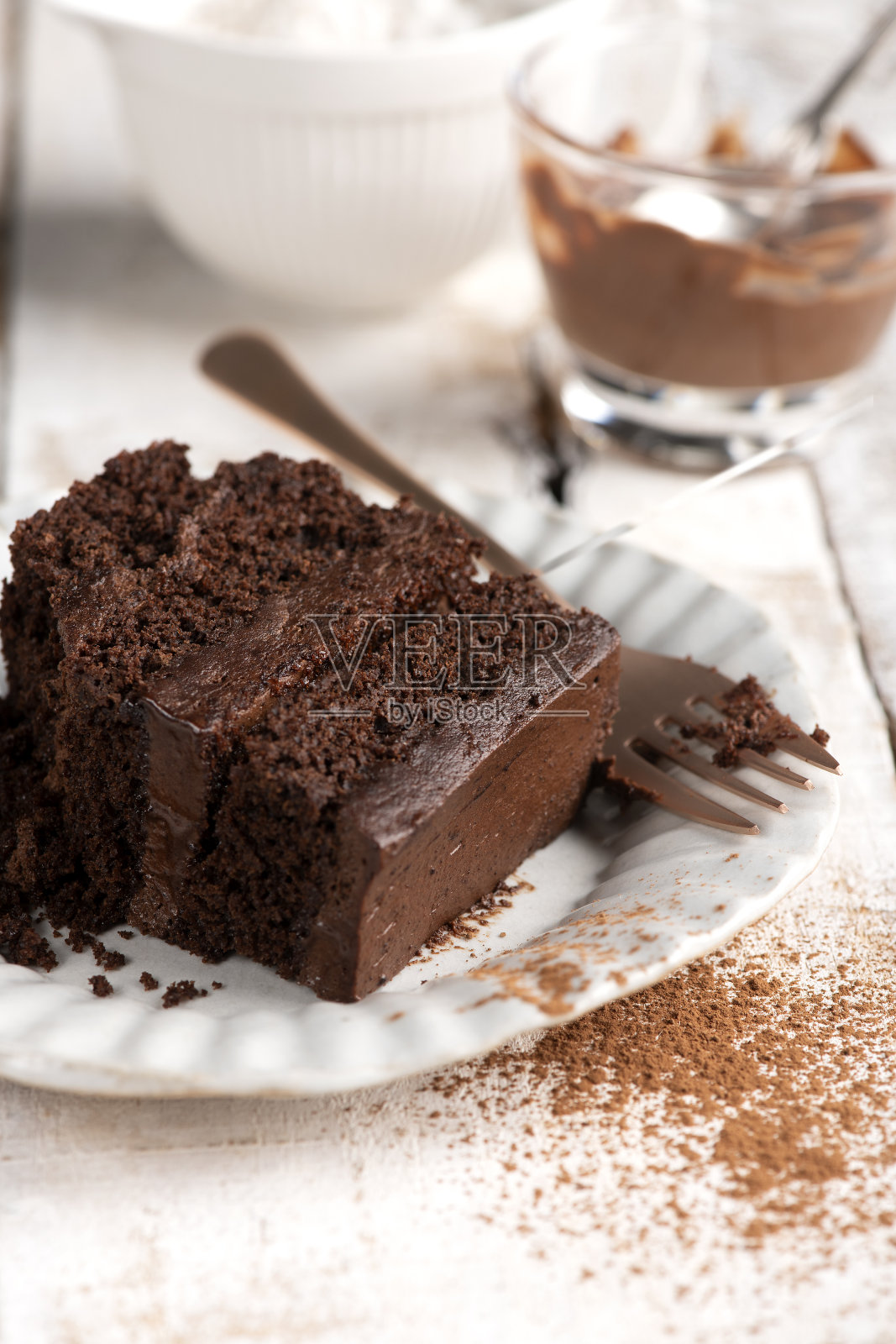 美味的蛋糕。照片摄影图片