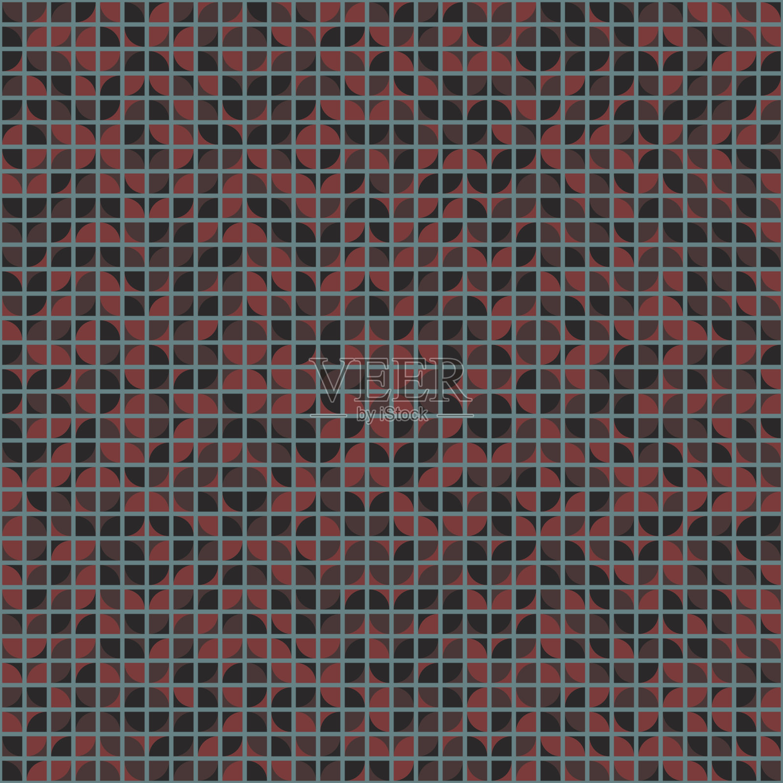 抽象几何图案生成计算艺术插图插画图片素材