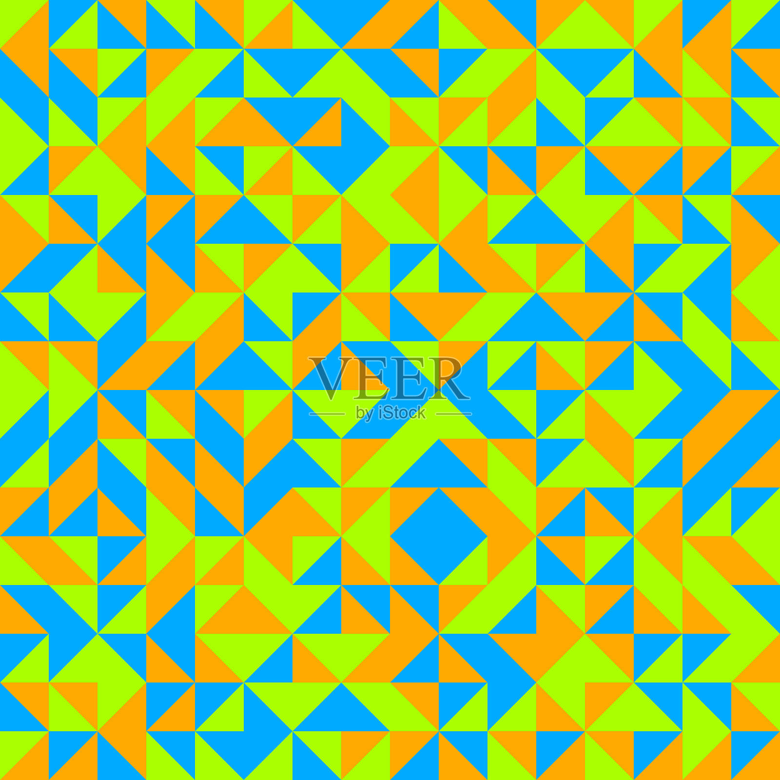 抽象几何图案生成计算艺术插图插画图片素材