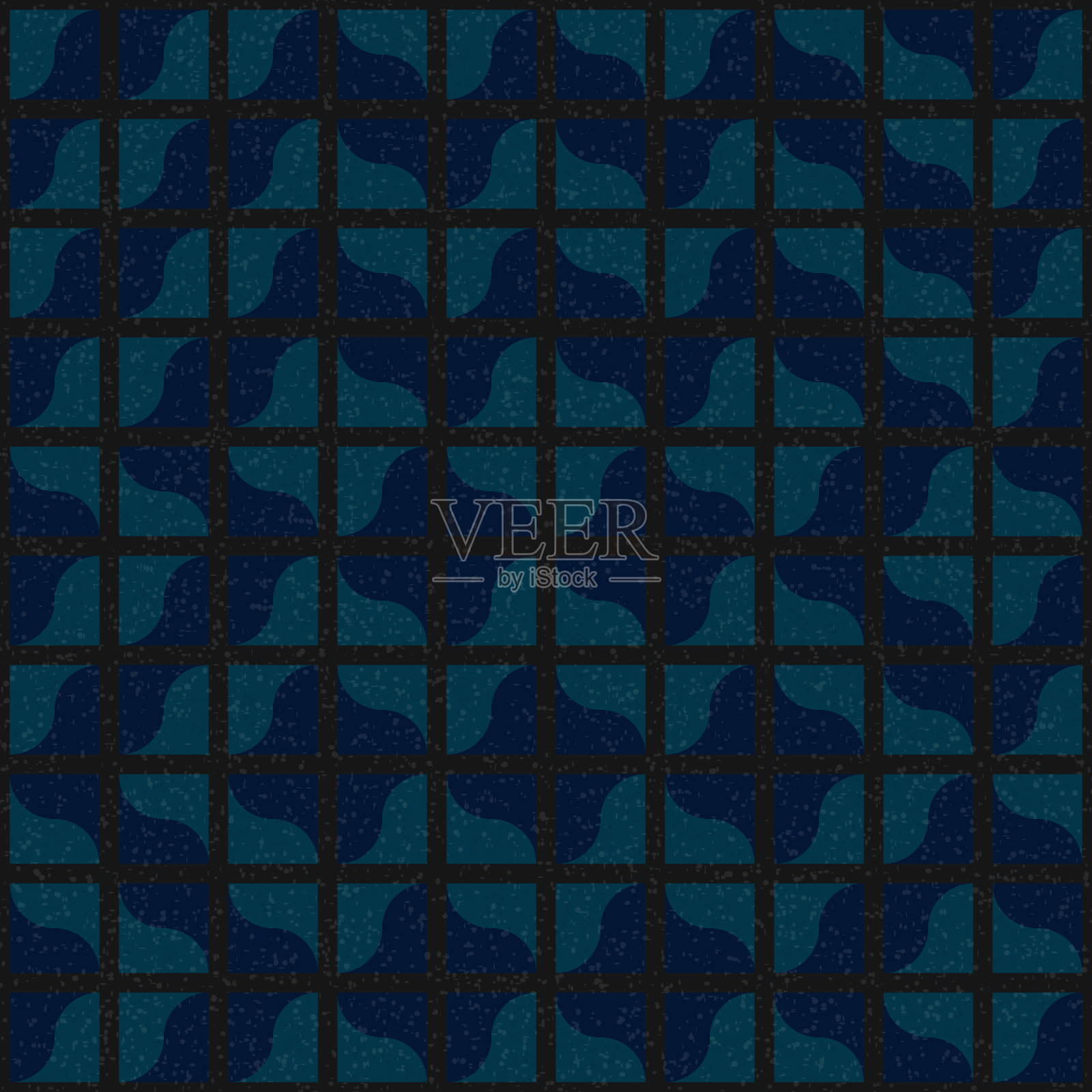 抽象几何图案生成计算艺术插图插画图片素材