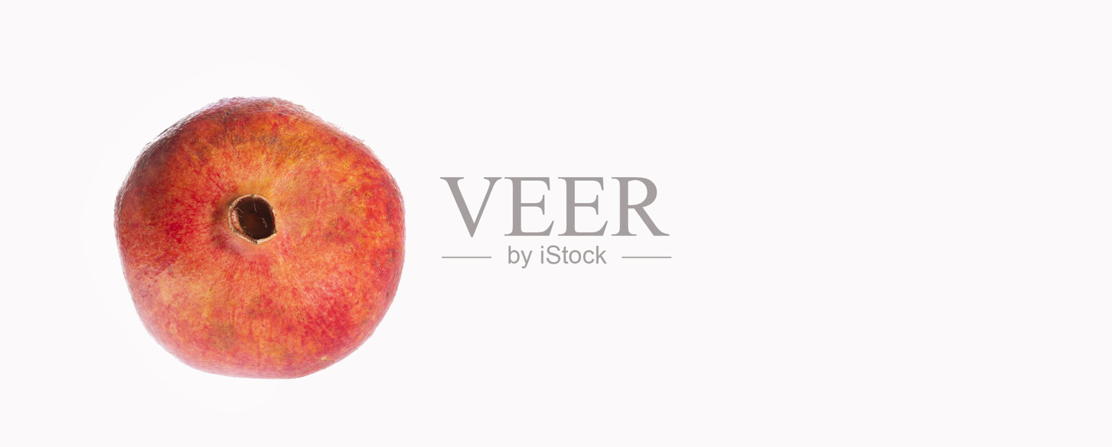 石榴-石榴的新鲜水果。白色背景照片摄影图片