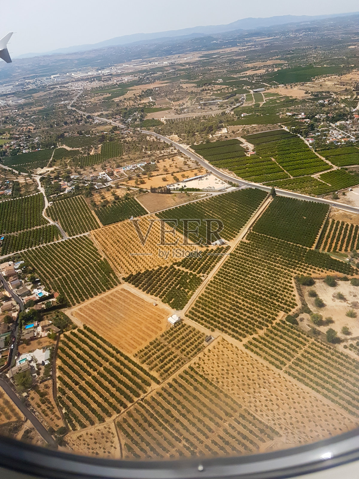 西班牙风景航拍图像巴伦西亚照片摄影图片