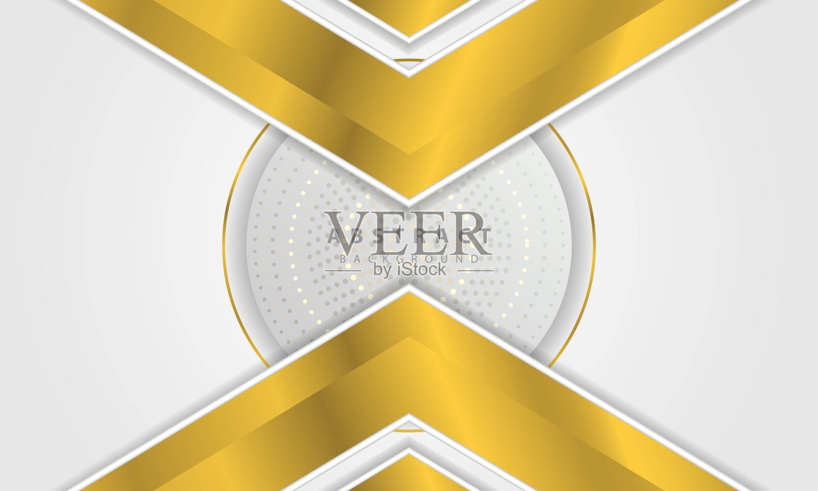 现代抽象金线银背景矢量。优雅的概念设计向量。矢量设计模板的使用框架，封面，横幅，卡片插画图片素材