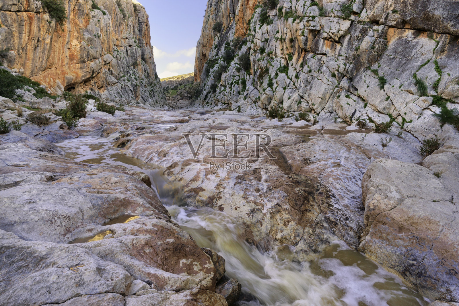 Tajo Molino在Peñarrubia sierra，在马拉加省的Teba。西班牙照片摄影图片