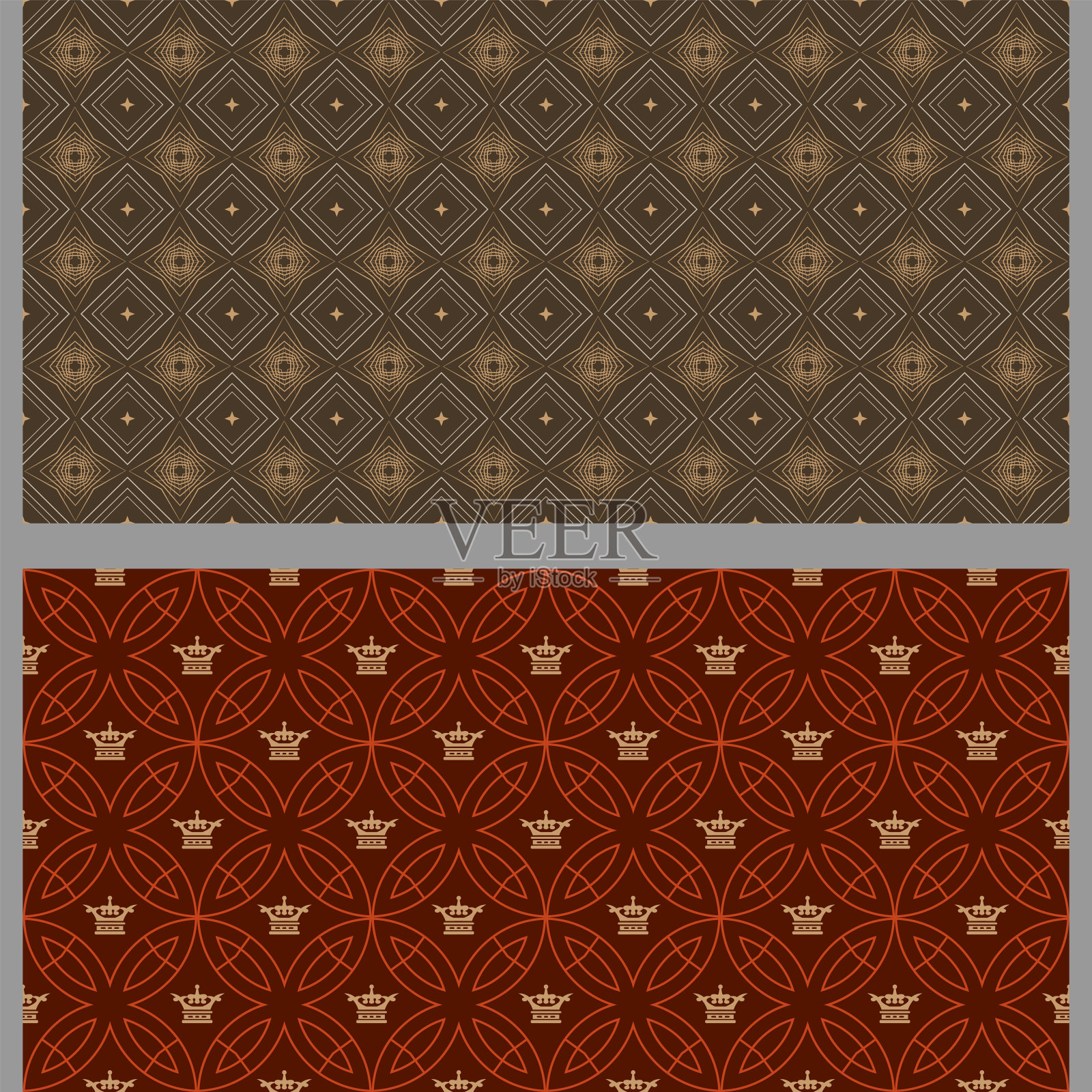 现代背景图案与几何元素。集。墙纸。无缝模式,纹理。矢量图插画图片素材