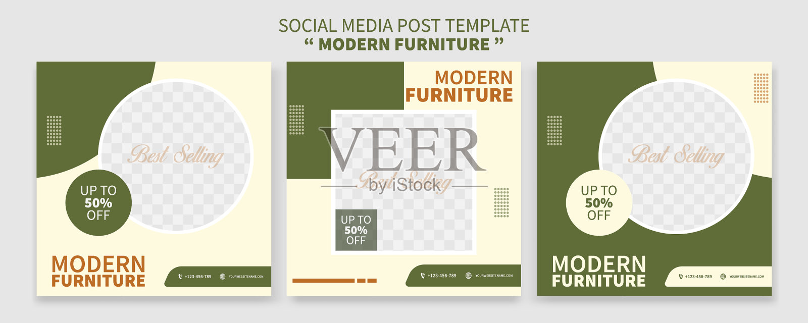 设置创意高档家具促销活动插画图片素材