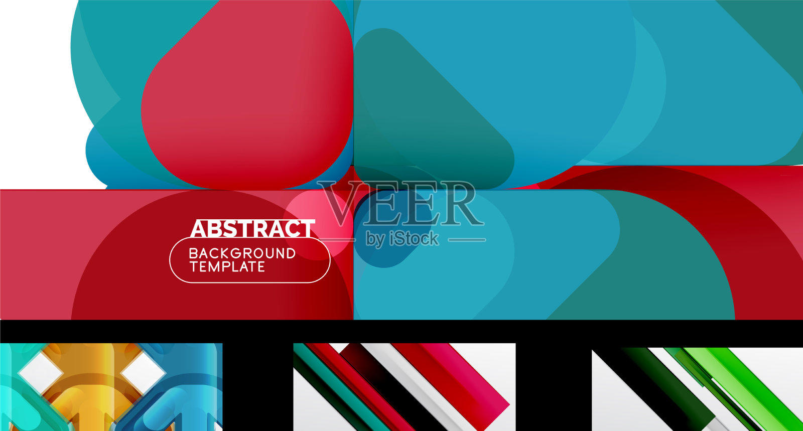 最小几何壁纸抽象插画图片素材