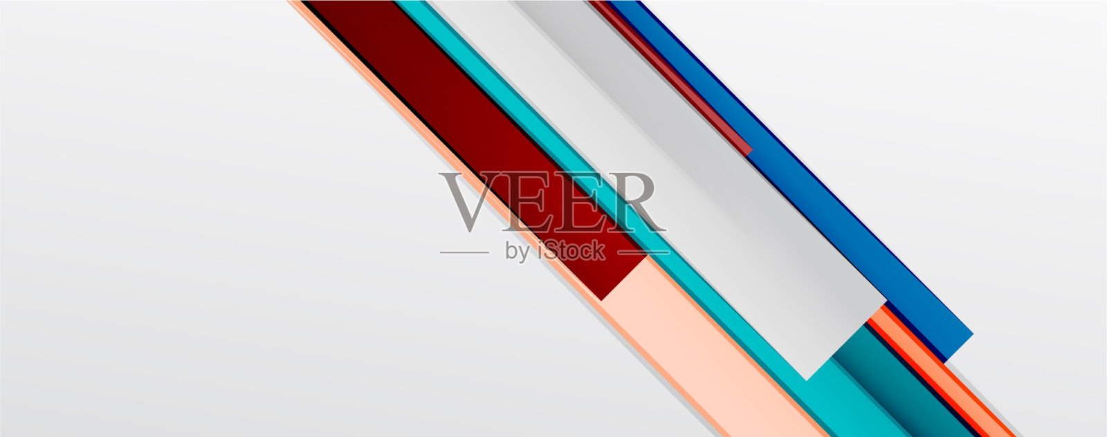 多色线条为背景设计模板插画图片素材