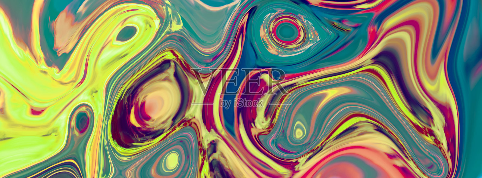 抽象时尚全息背景。插画图片素材