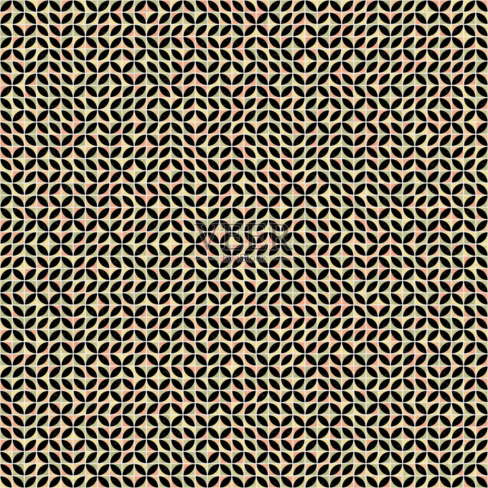 抽象几何图案生成计算艺术插图插画图片素材