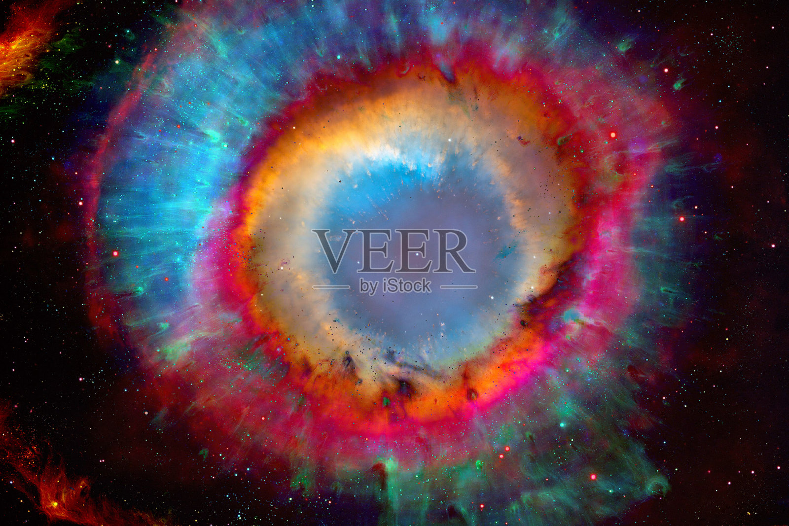 太空星系和夜空中的星星照片摄影图片