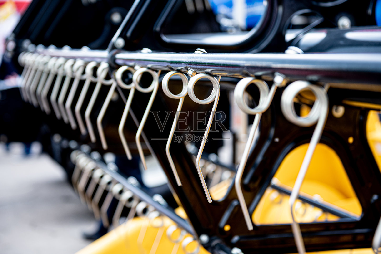 新型现代农业机械设备细节照片摄影图片