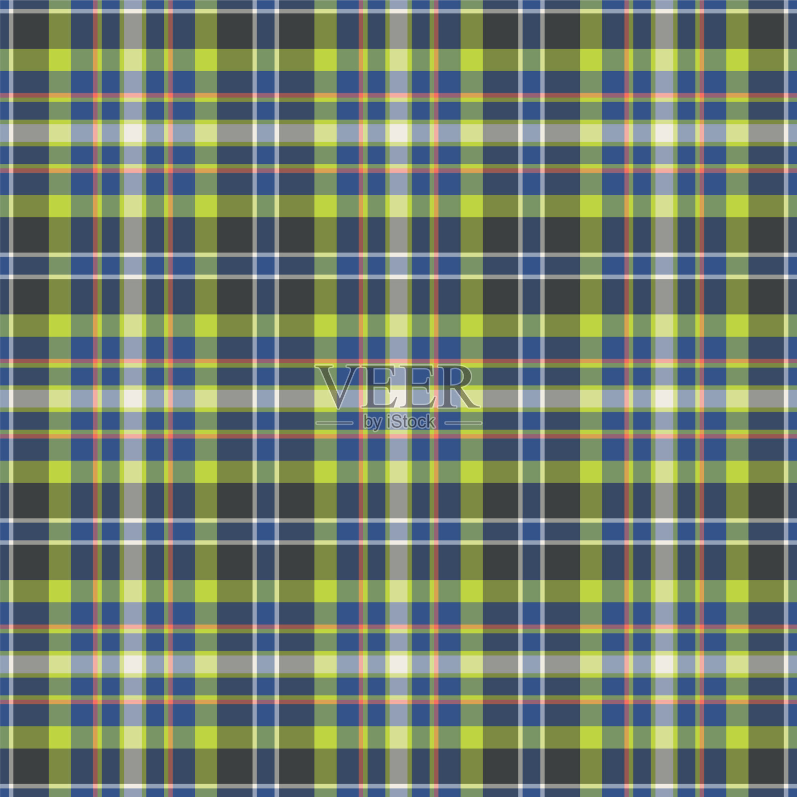 格子无缝图案背景纺织品插画图片素材