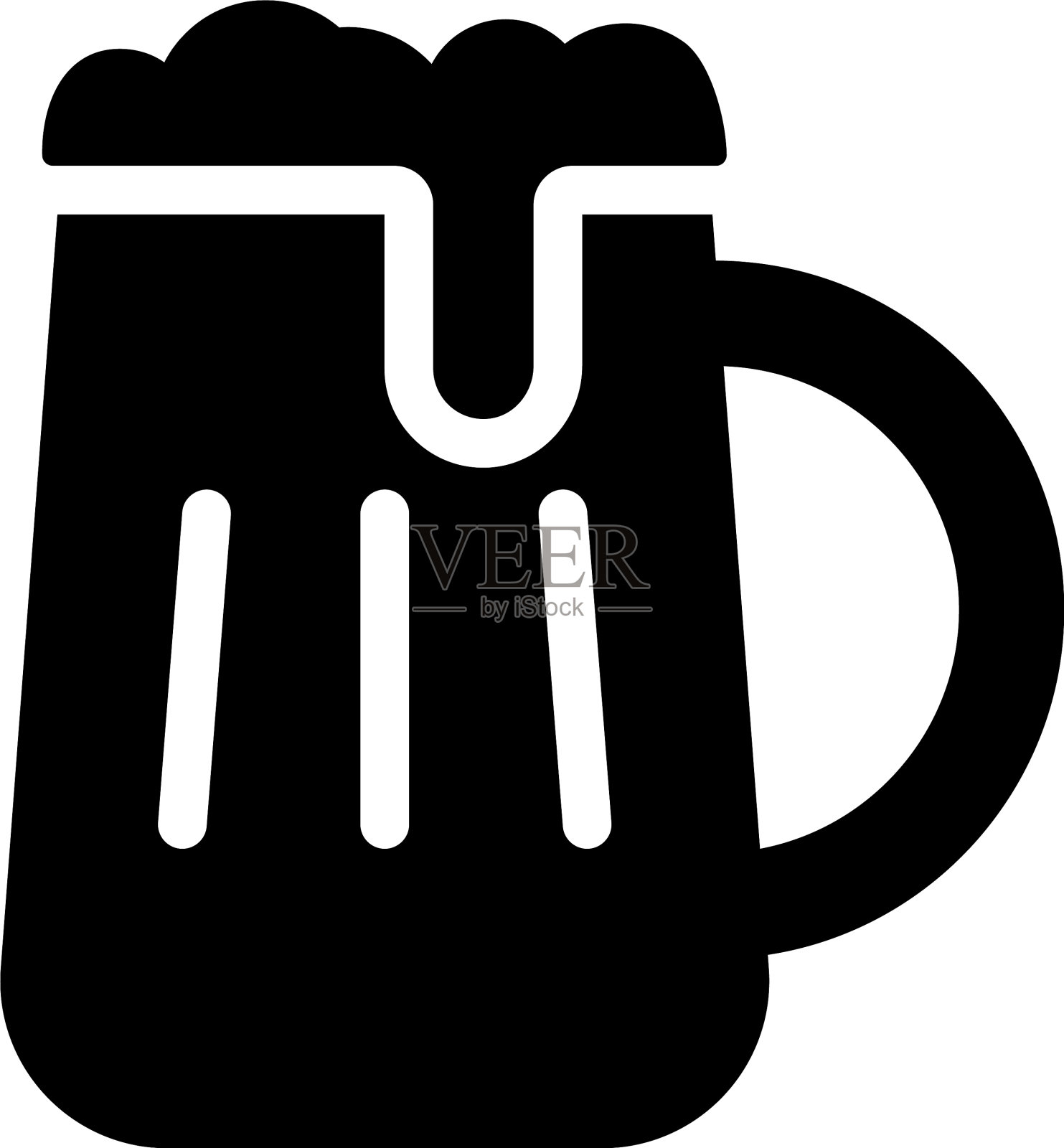 啤酒杯插画图片素材