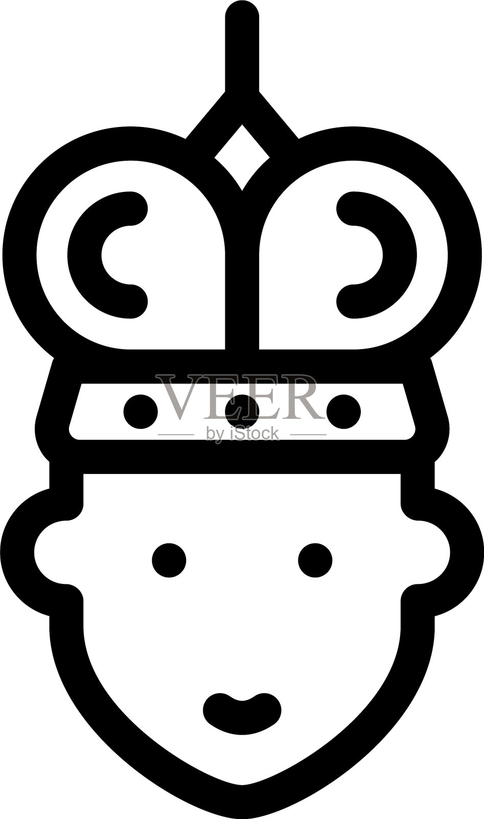 教皇插画图片素材