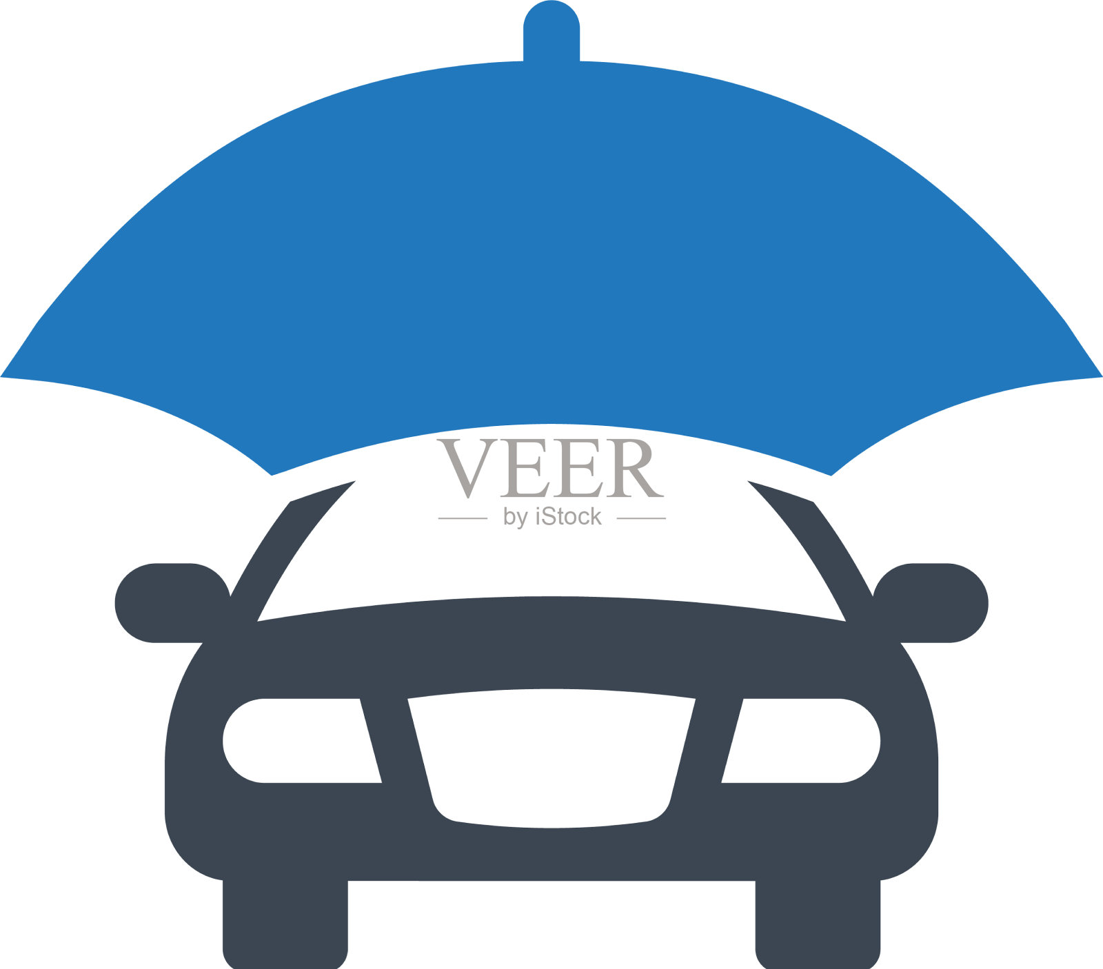 汽车保险的图标设计元素图片