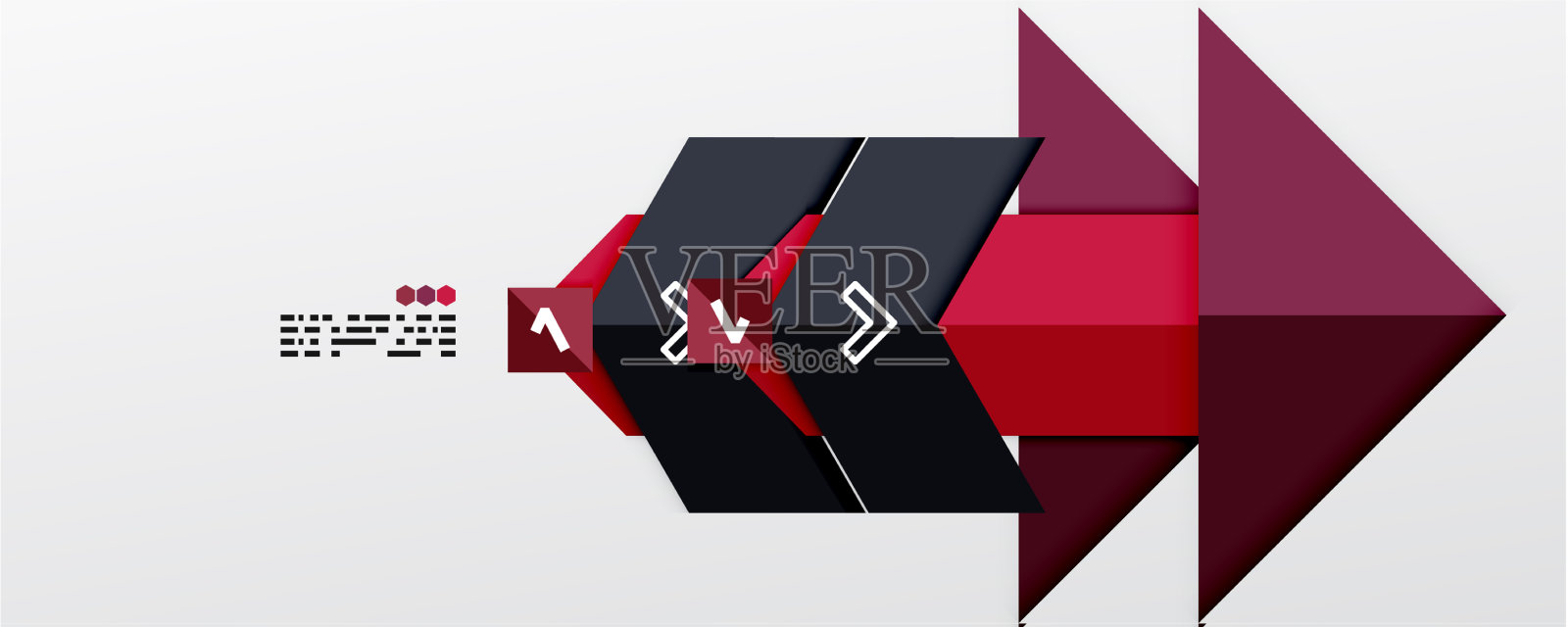 闪闪发光的三角形和几何形状插画图片素材