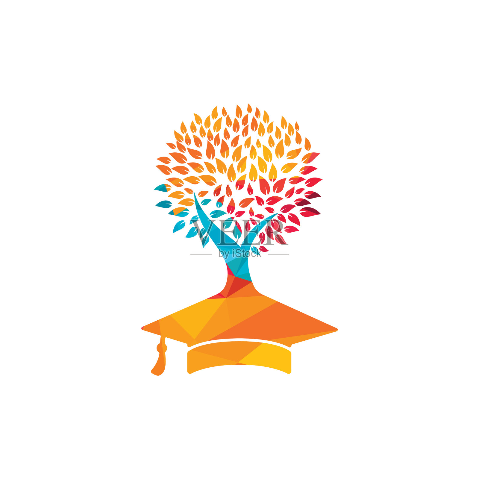 创意现代自然教育标志设计设计元素图片