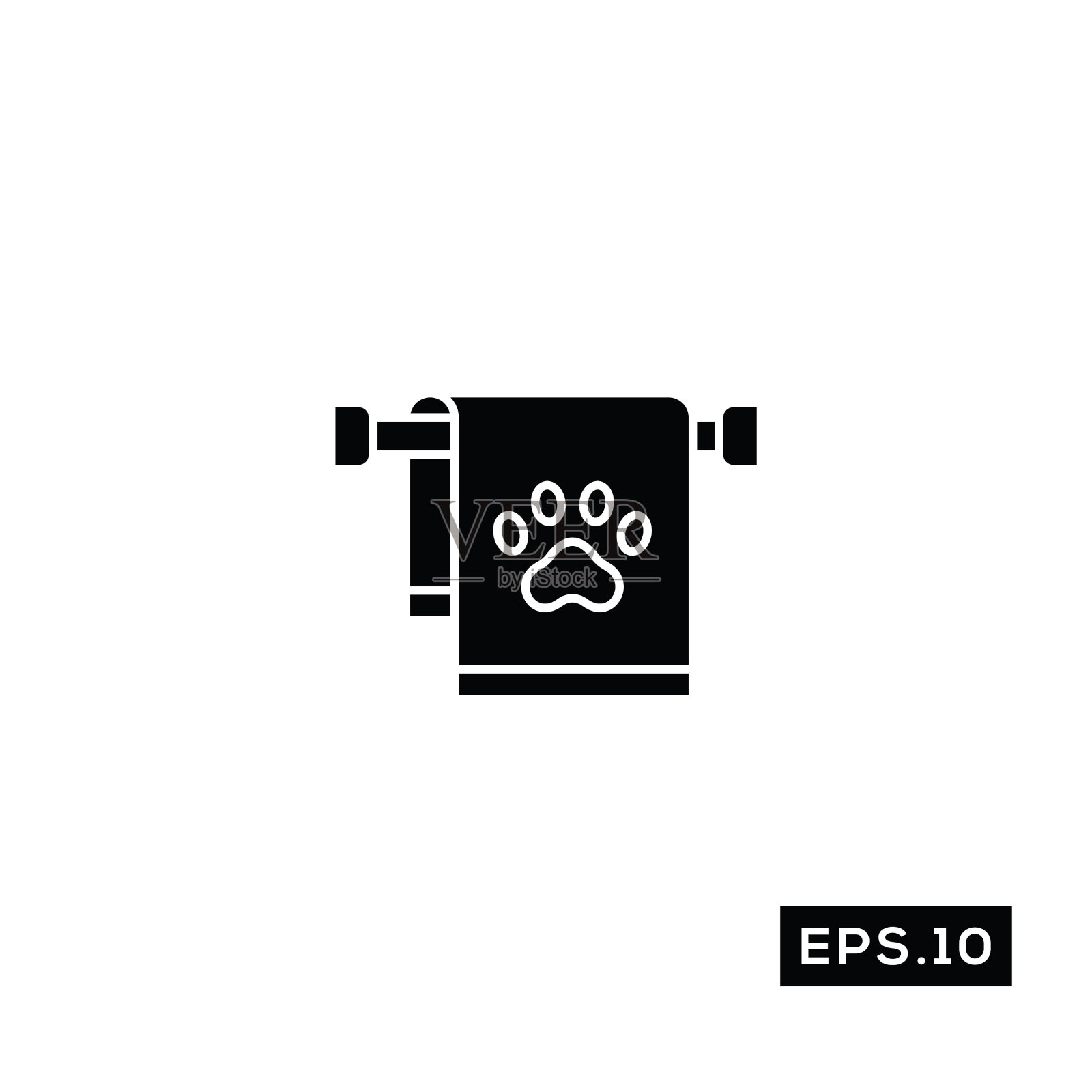 宠物沙龙图标宠物美容图标或标志插画图片素材