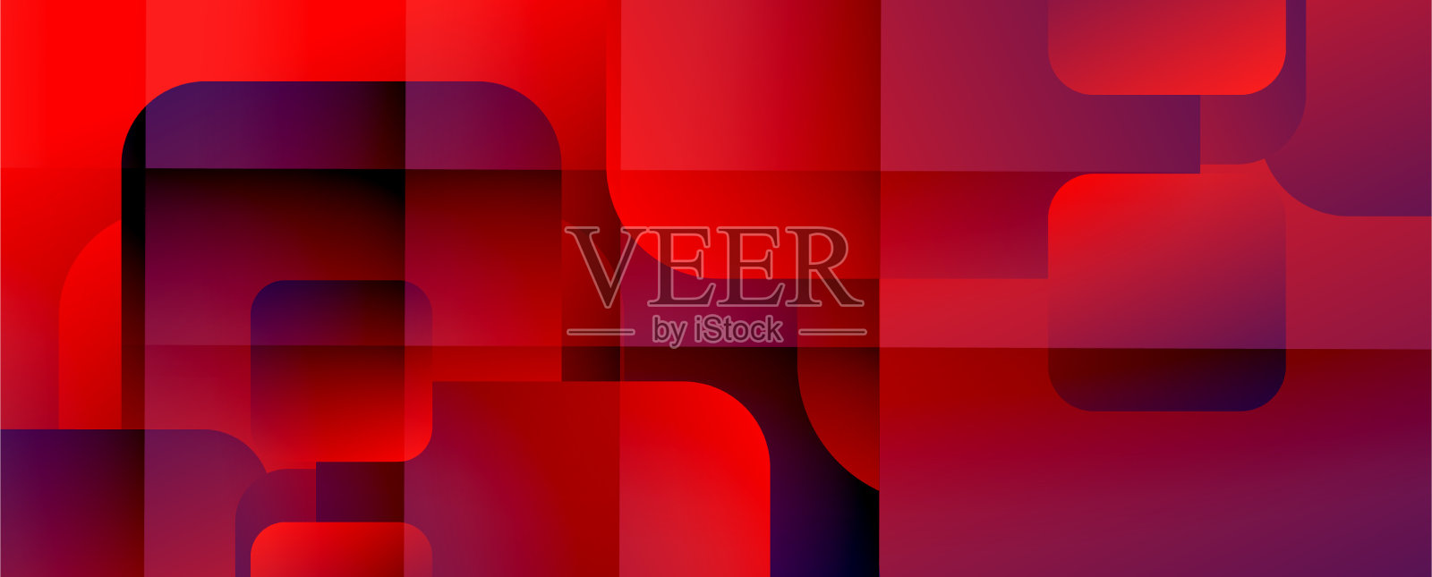 正方形形状构成几何抽象插画图片素材