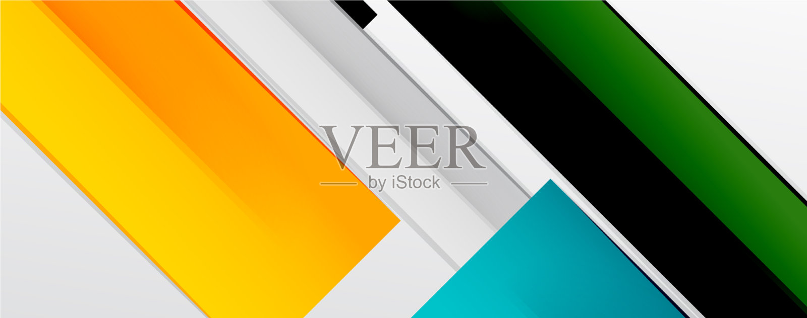 色彩抽象线条时尚几何背景插画图片素材