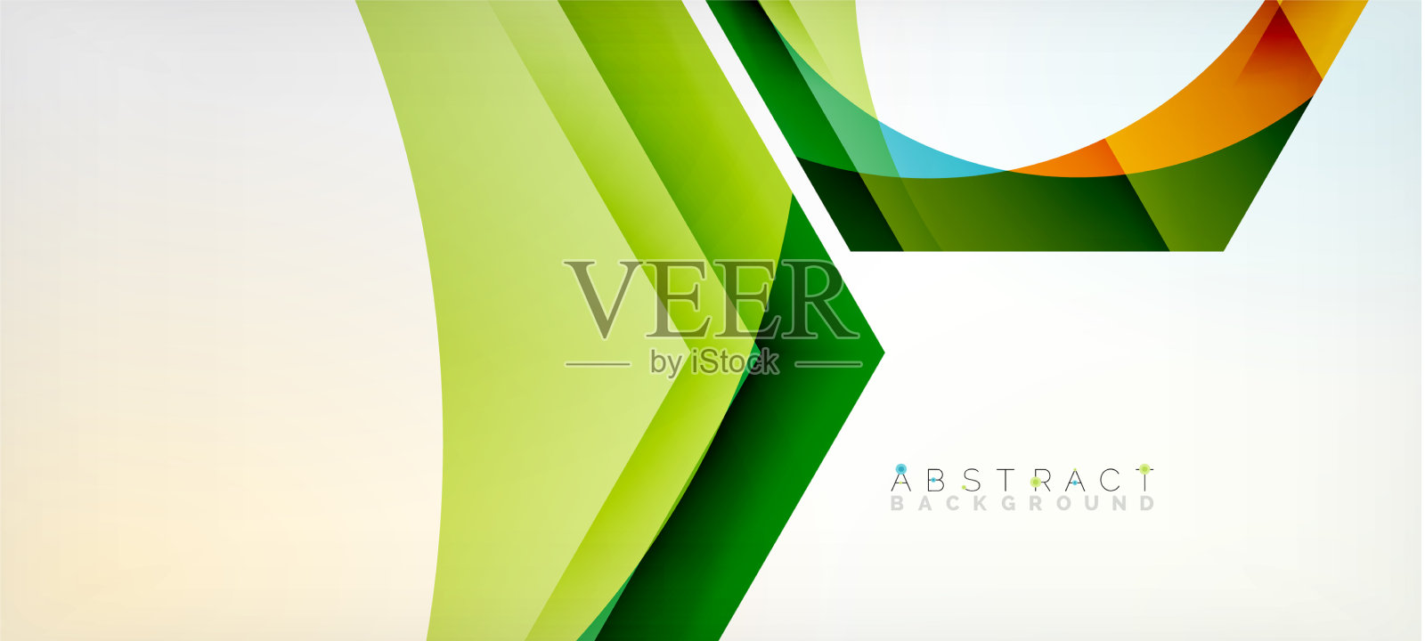 透明六边形几何形状抽象插画图片素材