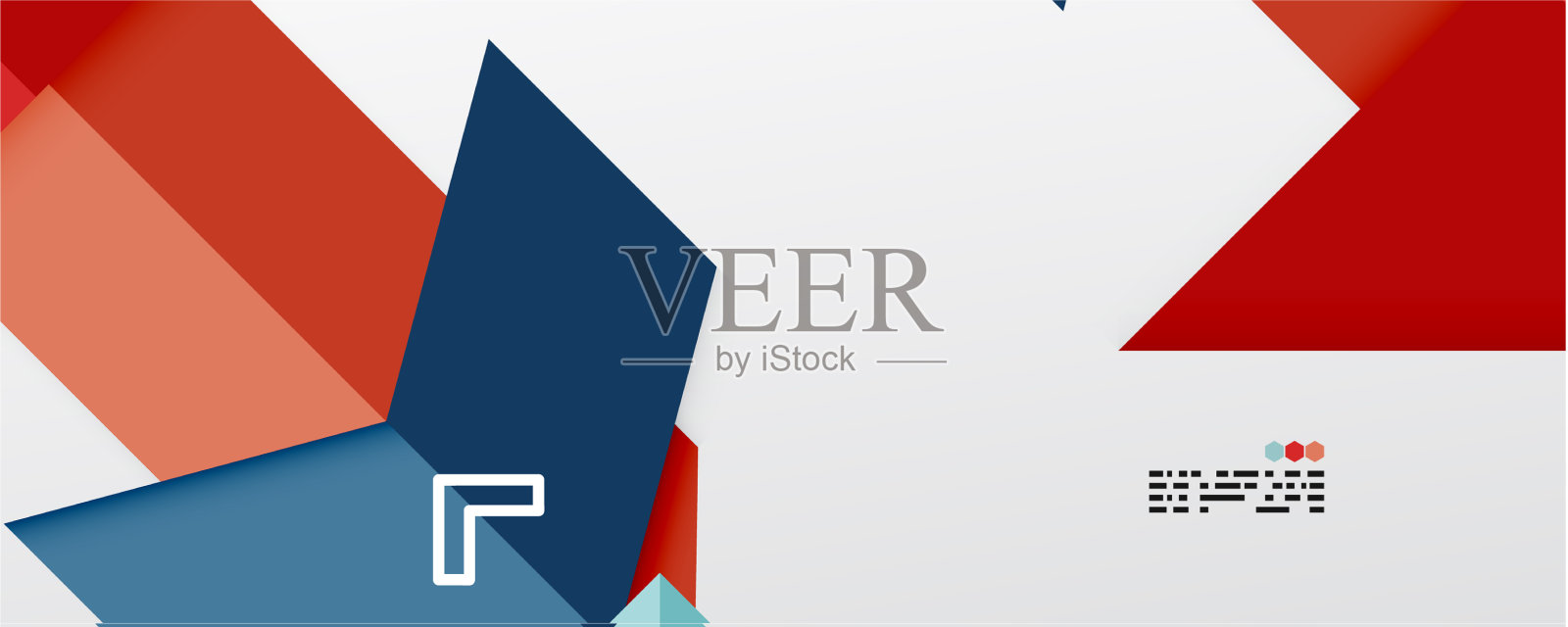 闪闪发光的三角形和几何形状插画图片素材