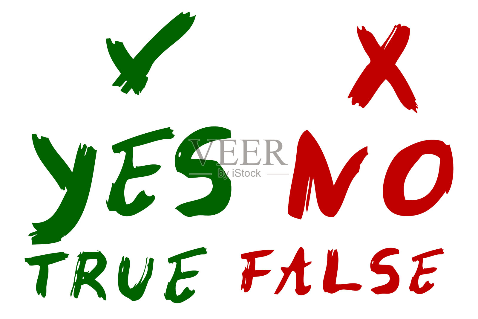 简单的大记号手绘草图格律真实插画图片素材