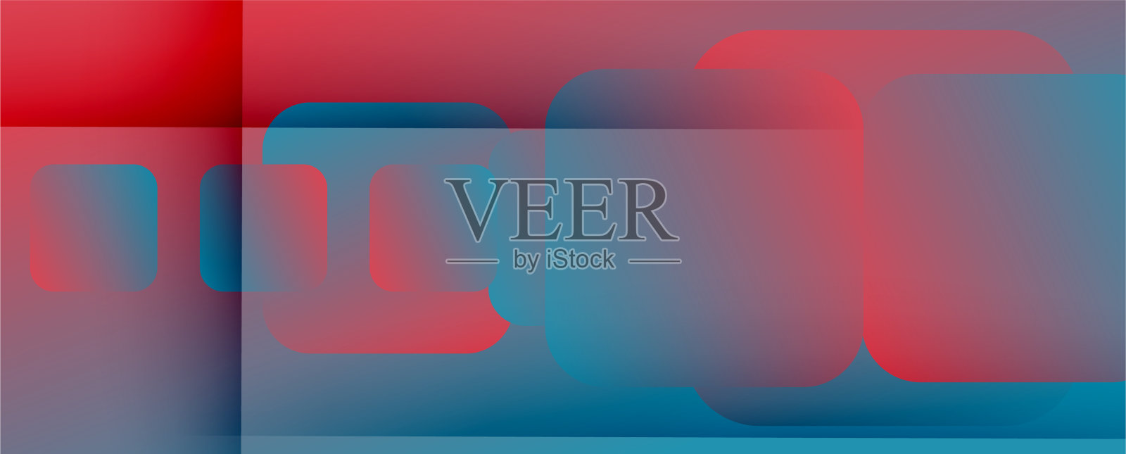 正方形形状构成几何抽象插画图片素材