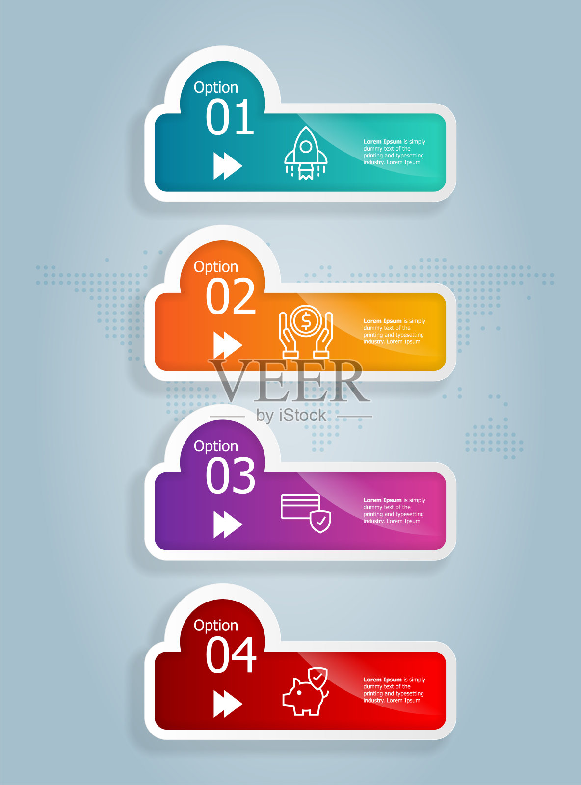 摘要标签栏垂直信息图表示插画图片素材