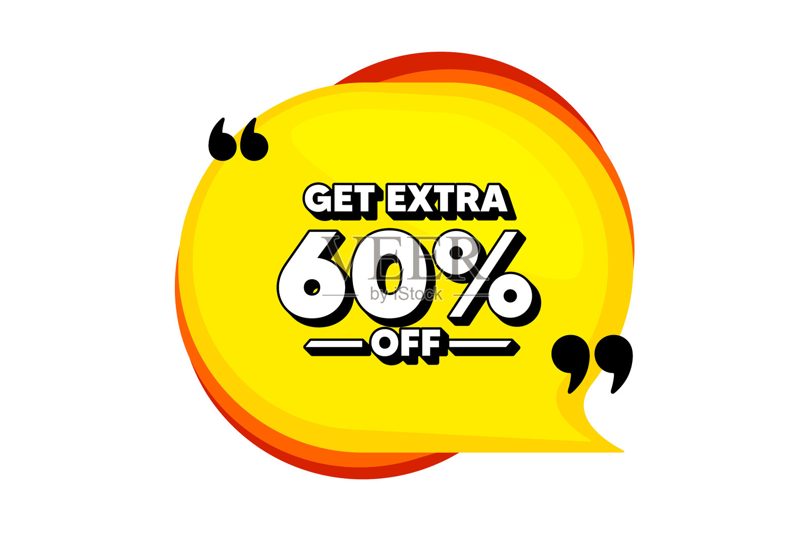 获得额外的六折优惠标志设计元素图片