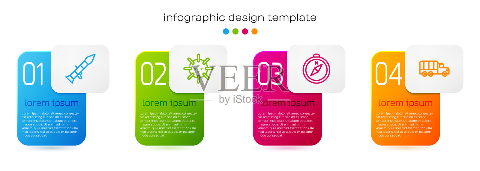 放线火箭发射器海军水雷罗盘和插画图片素材