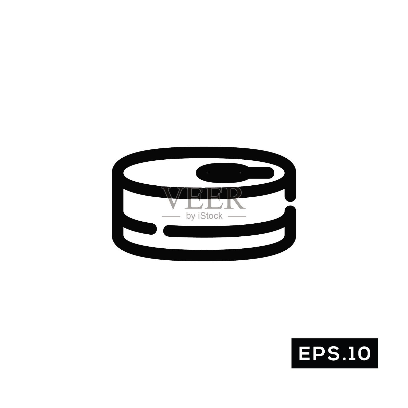 宠物食品线图标宠物商店图标或标志标志插画图片素材