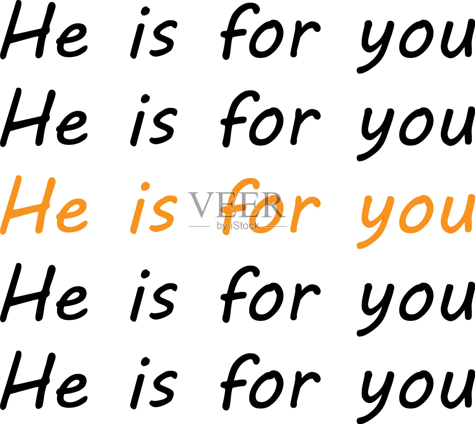 引用一句基督教的话，他是为了你插画图片素材