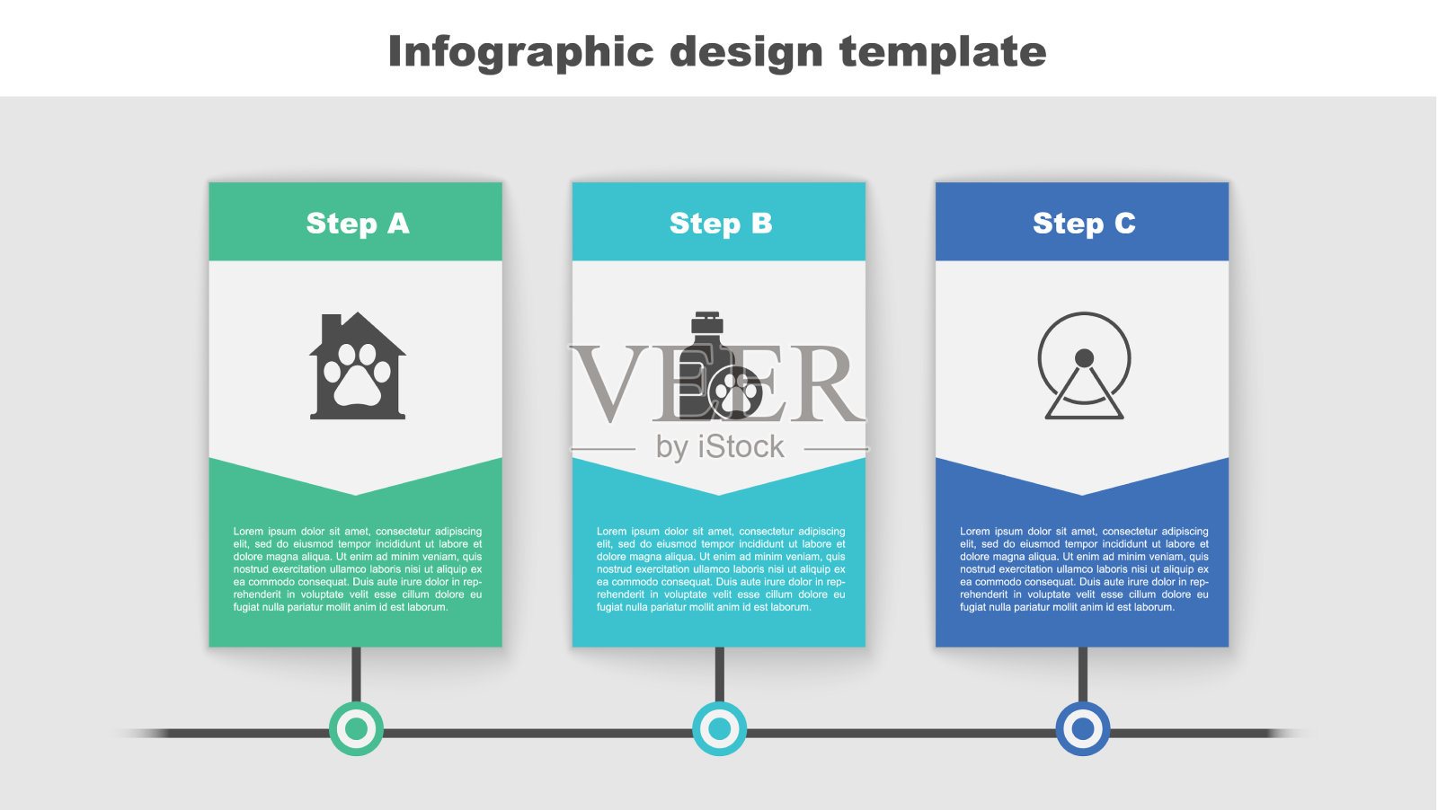 集宠物房洗发和仓鼠轮业务插画图片素材