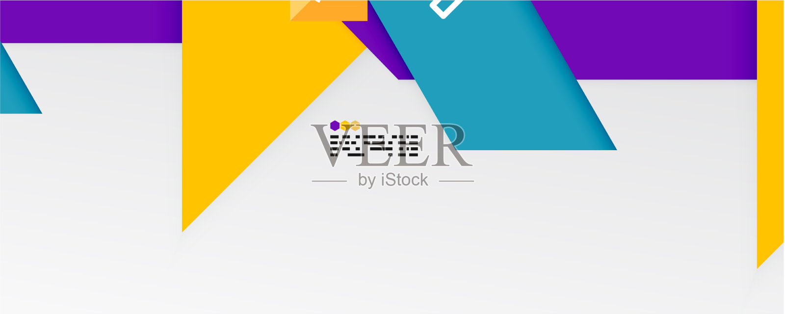 闪闪发光的三角形和几何形状插画图片素材