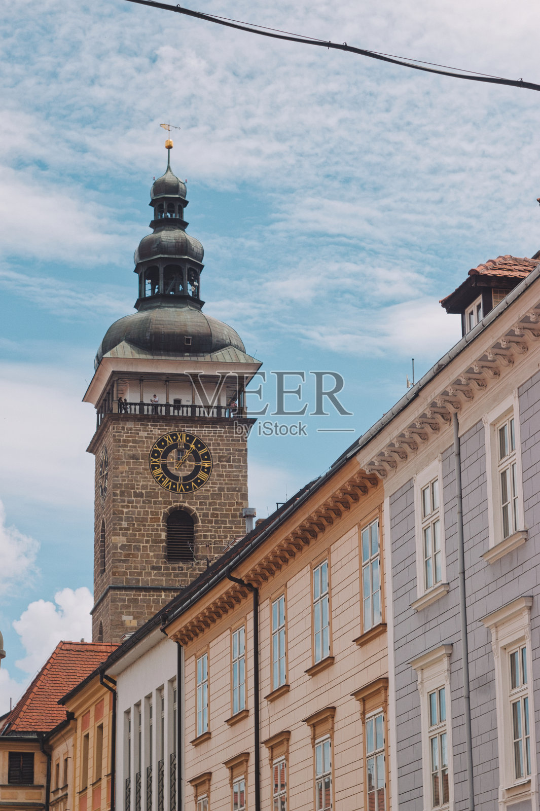 黑塔塞斯克布约维阴天近照片摄影图片