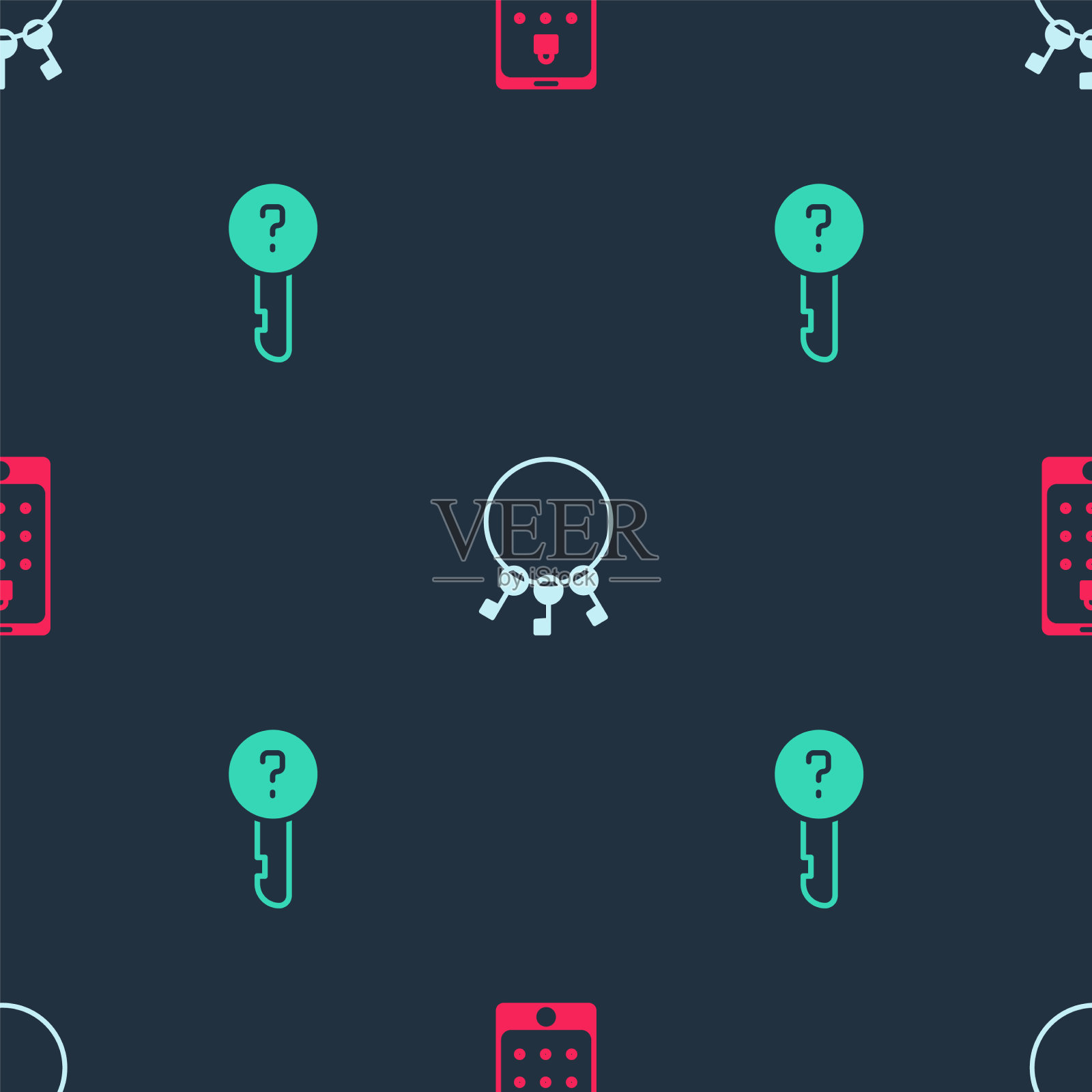 设置移动和图形密码串密钥和图标素材