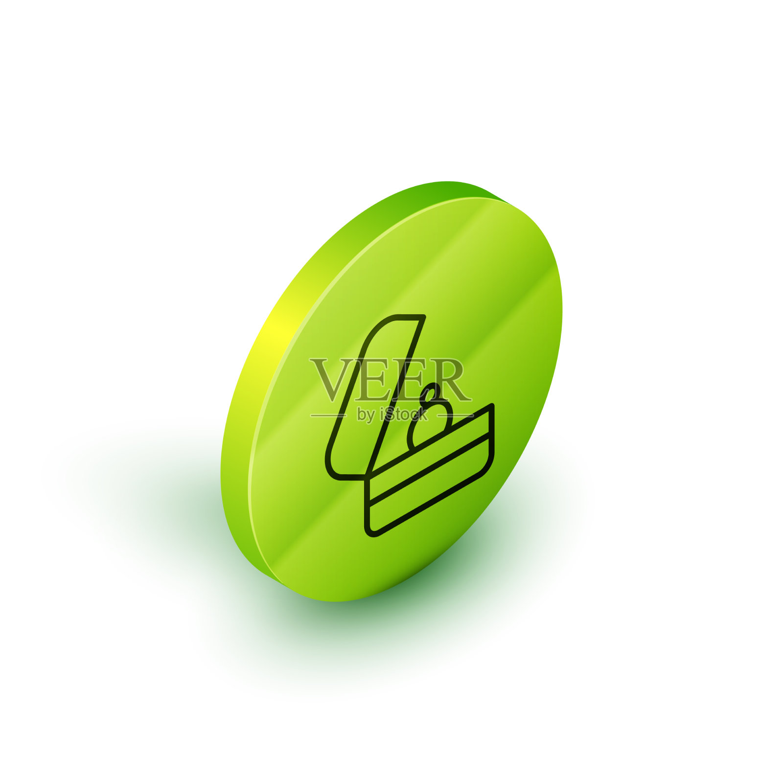 等距线婚戒图标孤立上图标素材