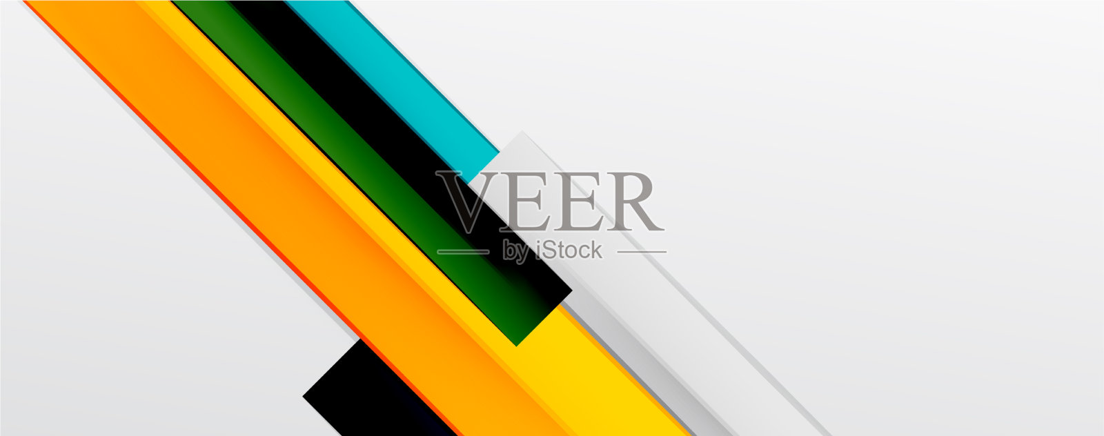 色彩抽象线条时尚几何背景插画图片素材