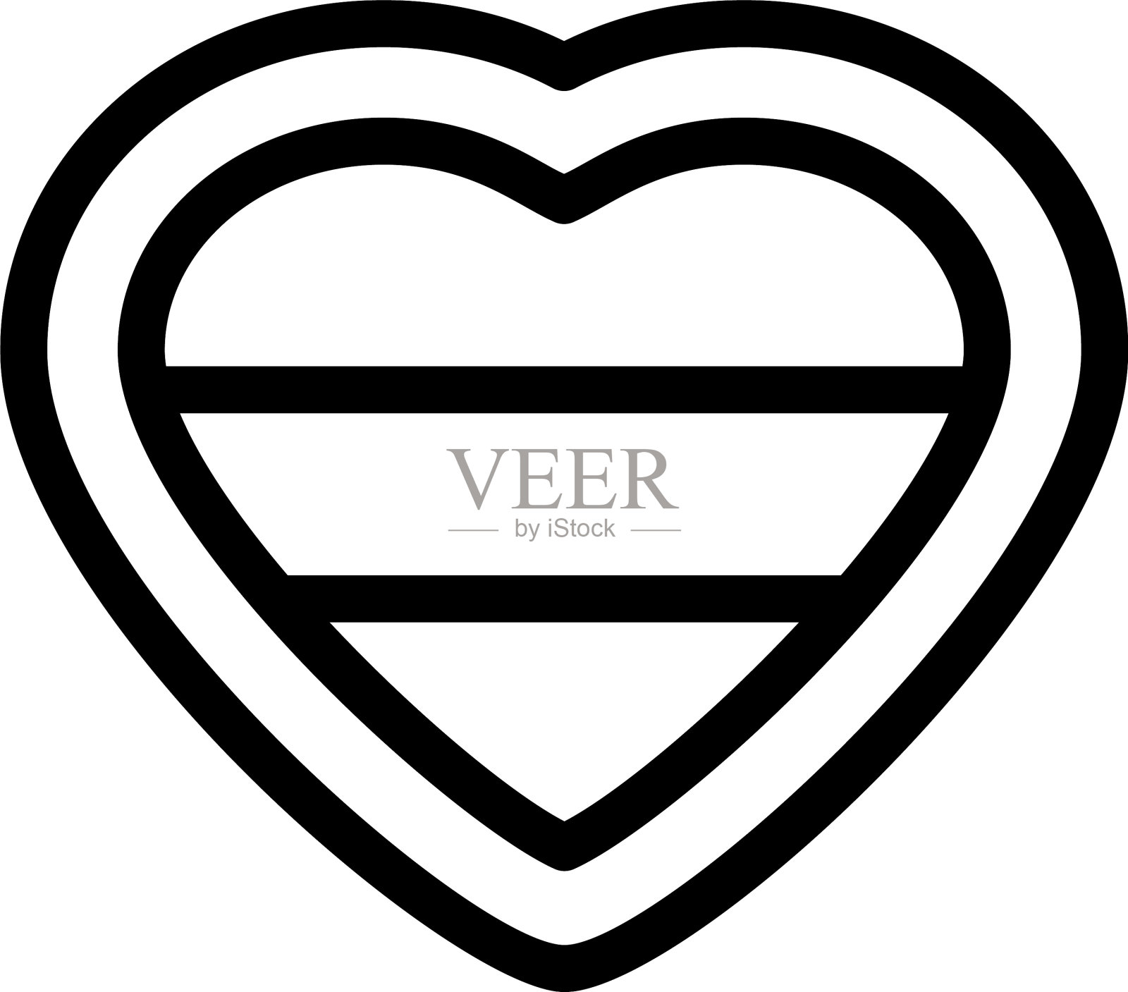 西班牙的心插画图片素材