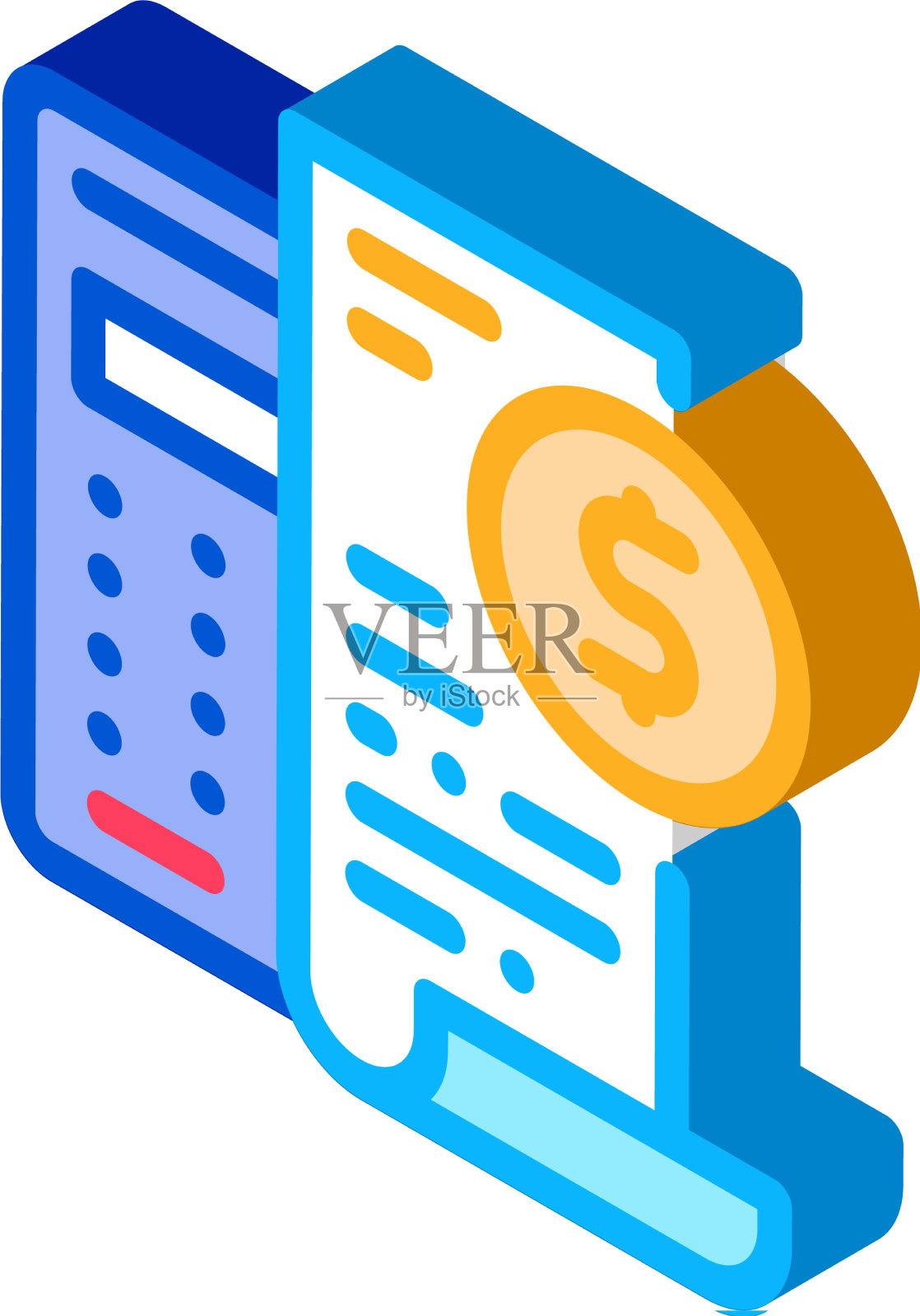 保持最小记帐等距图标设计元素图片