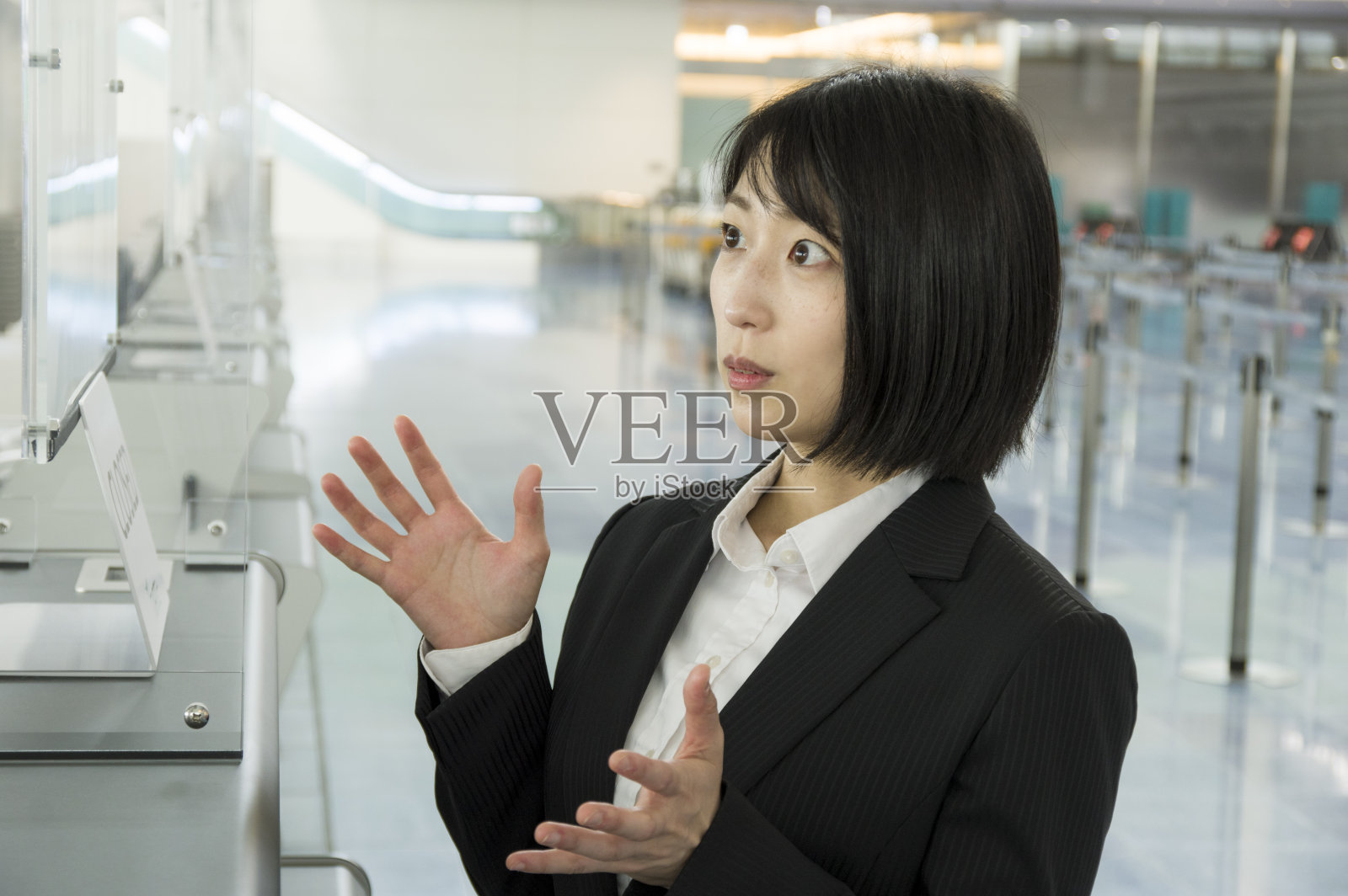 航空公司柜台照片摄影图片