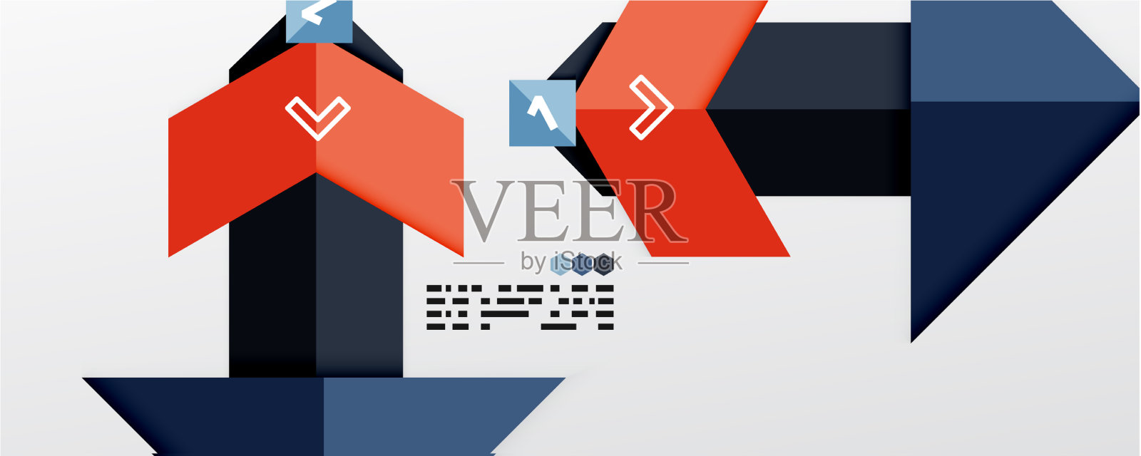 闪闪发光的三角形和几何形状插画图片素材